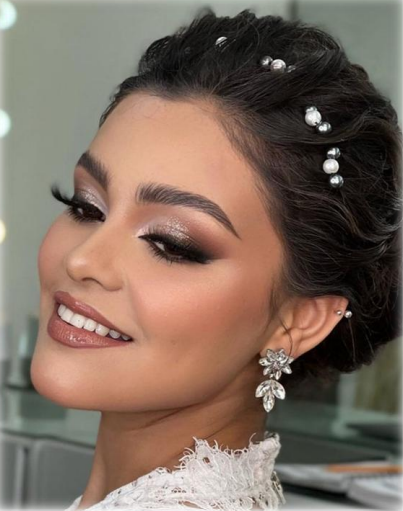 Maquillaje para novias, paquete plata